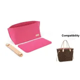 Vegetable Tanned Leather Pressure-Relieving Shoulder Pads-Rose Red Medium Size Liner+Bottom Pad Combination
