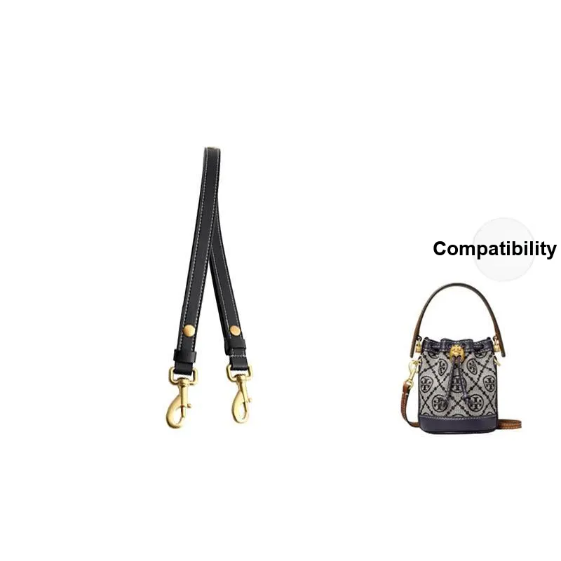 Jingxi Imported Microfiber Leather Bag Accessory Bag Strap Women's Marine Blue/Hazelnuts Brown-6