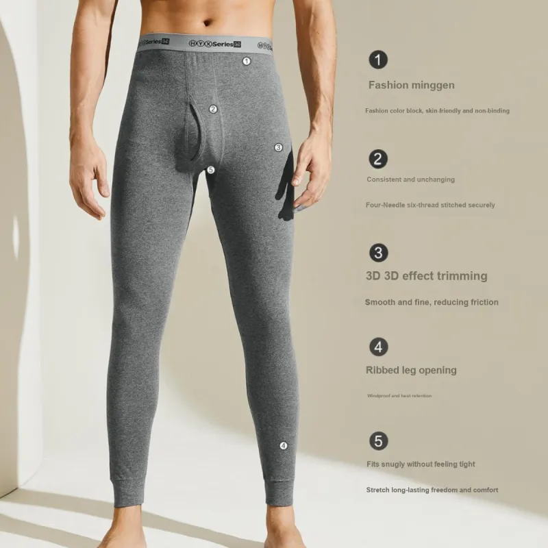 H YXIANG Thermal Pants Men's 2 Pack-56
