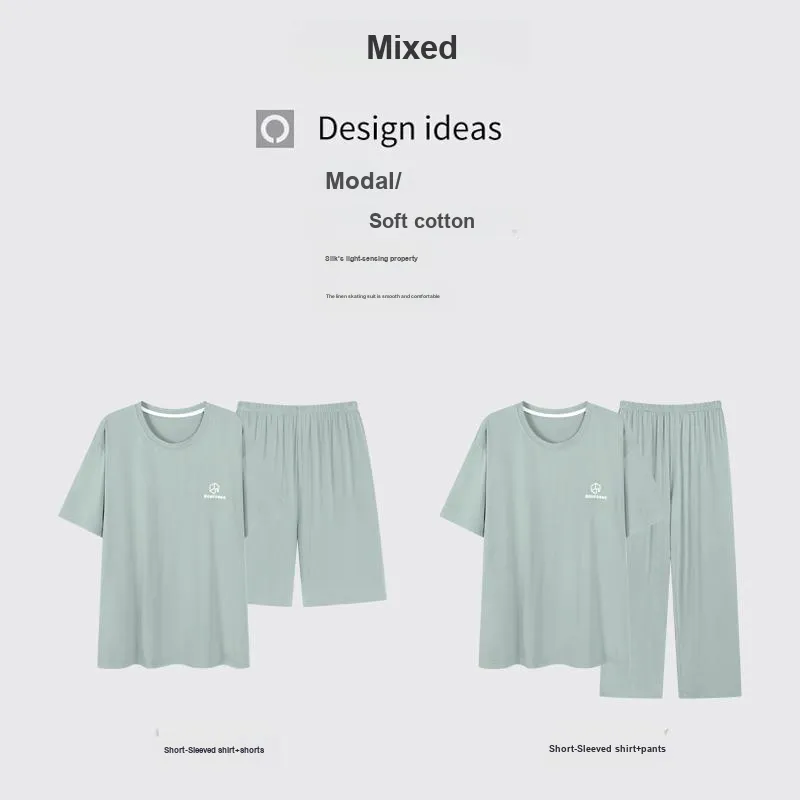 GOSO Pajama Set Men's Turquoise-5
