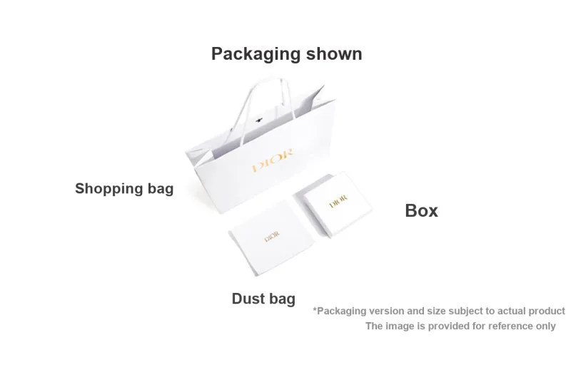 DIOR BookTote Embroidery Tote Bag Shopping Bag Handbag Small Size Women's Gold & White-5