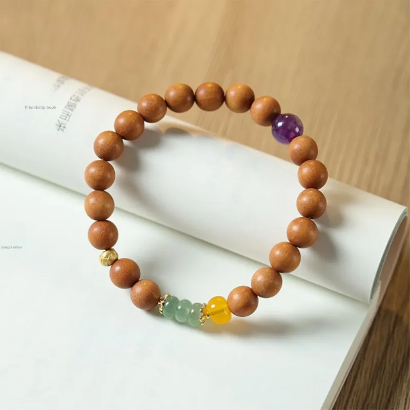 Ryukyu Barbie Sandalwood Bracelets Unisex-3