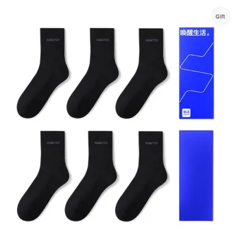 HLA Mid Calf Socks Men's 6 Pack