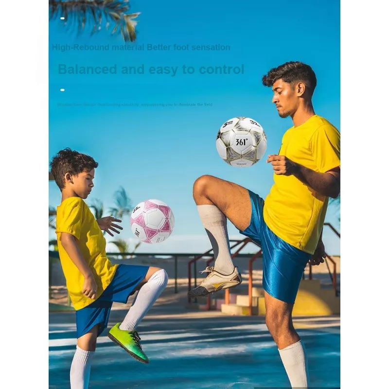 361° Size 5 Soccer PVC Machine Stitched Soccer Ball Unisex-3