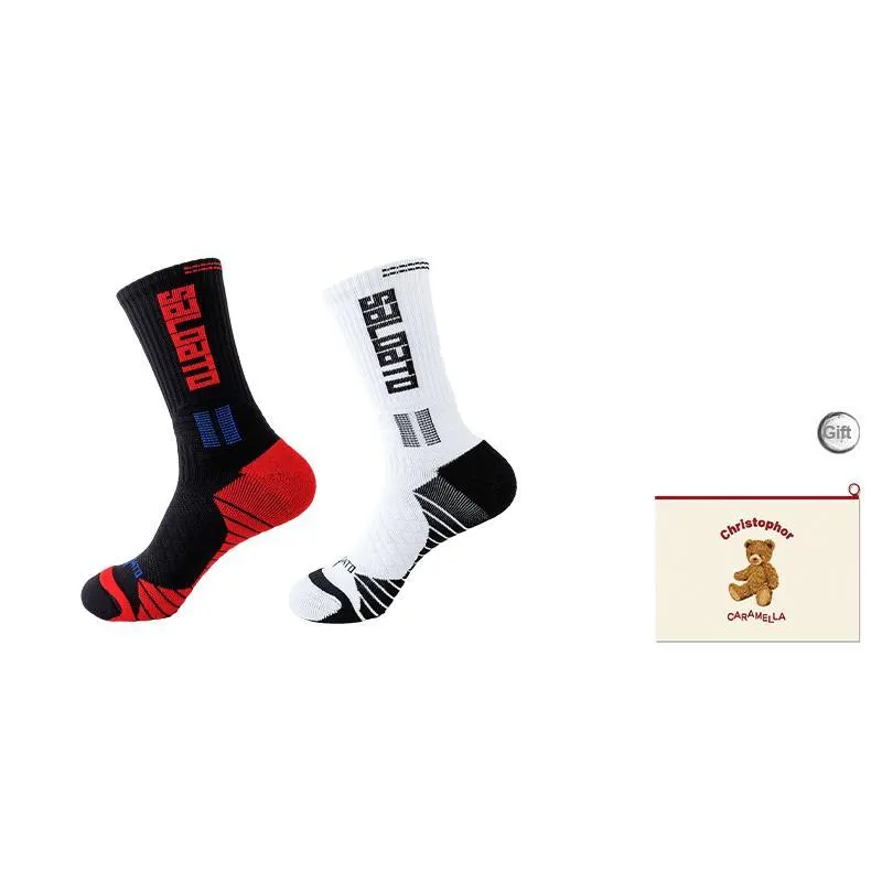 Caramella Basketball Socks Men's Shopping Bag Combo Set-15