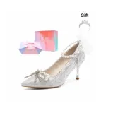 Rhinestone Bowknot Silver-[7.5cm Box Limited Edition+Limited Edition Crown]Y729