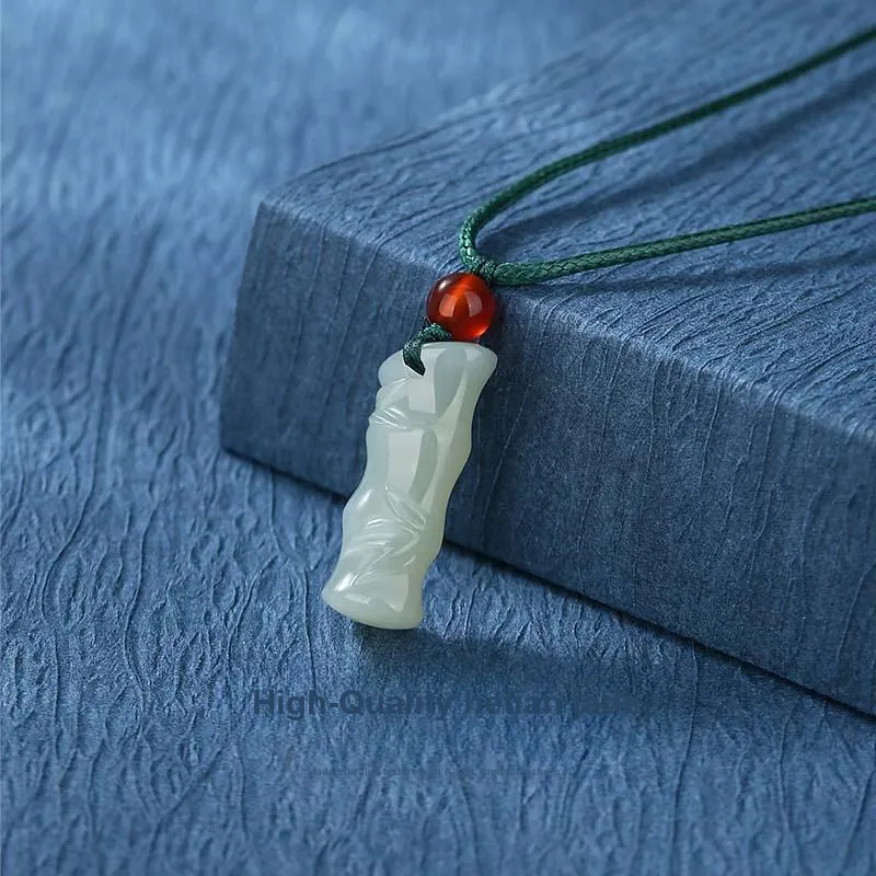 CHINA GOLD Hetian Jade Necklaces White Jade/Pale Greenish White Jade Women's-2
