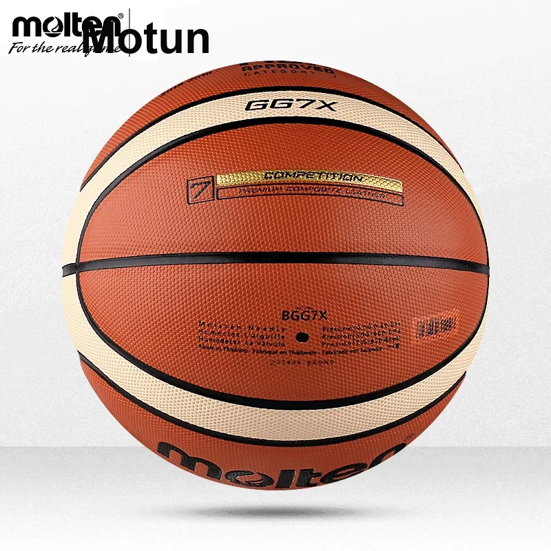 Molten PU Basketball Red White Size 7 Size 6 Training Unisex-9
