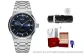 Luminous Version-Silver Case Blue Dial Steel Band