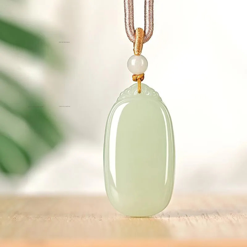 KUNYUYAO Pendants White Jade/Pale Greenish White Jade Unisex-37