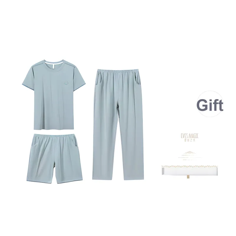 XIA.WA.ZHI.XIU Pajama Set Men's Gift Box Set-12