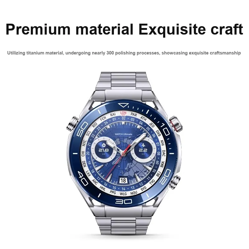 PULAISI Watch Band Huawei Compatibility Titanium Material-2
