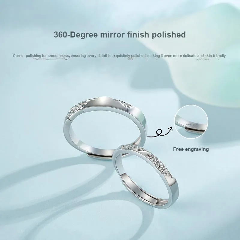 Hurry That Year S999 Fine Silver Rings Unisex-3