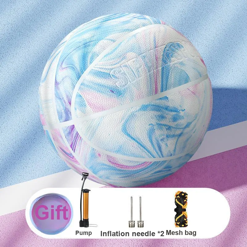 SIPAKESPORT PU Basketball Oil Painting Collection Size 7 Size 6 Training Unisex-5
