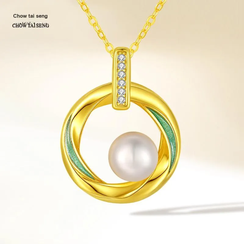CHOW TAI SENG S925 Silver Necklaces Women's-3