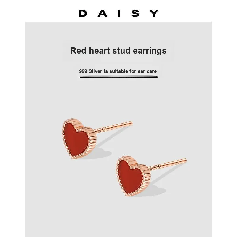 Daisy Dream Full Sterling Silver Stud Earrings Women's-3