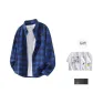 Royal Blue Plaid (Includes Random Print T-Shirt+Brooch)
