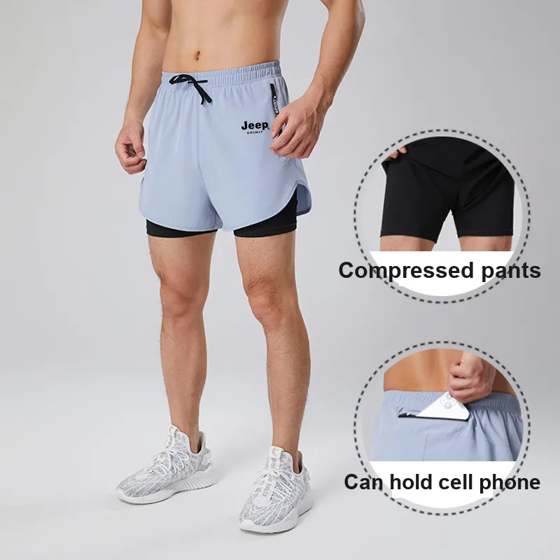 JEEP SPIRIT Sports Shorts Unisex-6