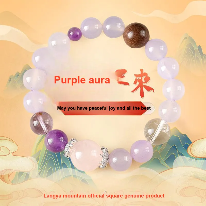 ZUIWENGLANGYASHANWENCHUANG Chalcedony Bracelets Unisex-3