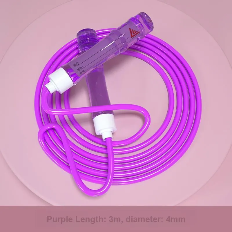 LENWAVE Fitness Training Non Countable Jump Ropes Students Handle Material Plastic, Rope Material PVC 3m-4