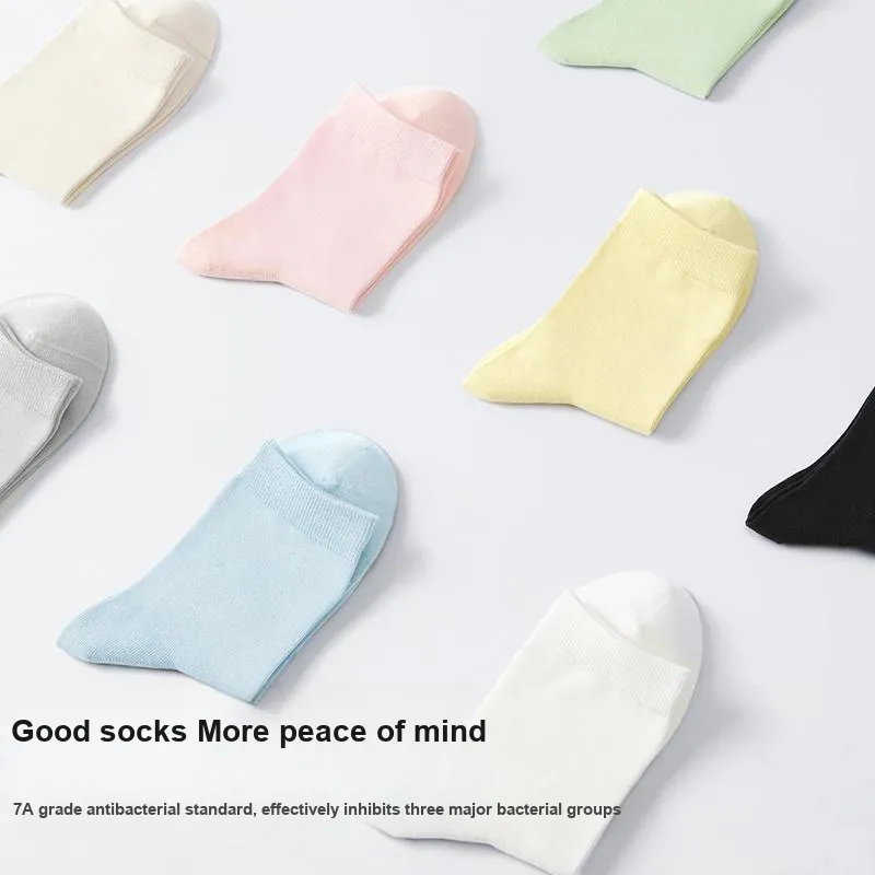 B&C.Room Mid Calf Socks Unisex Combo Set-7