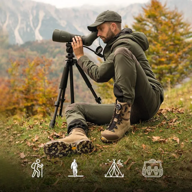 Zambella Wear-Resistant Waterproof And Breathable With Coverage Support High-Top Hiking Shoes Men's Camouflage-2