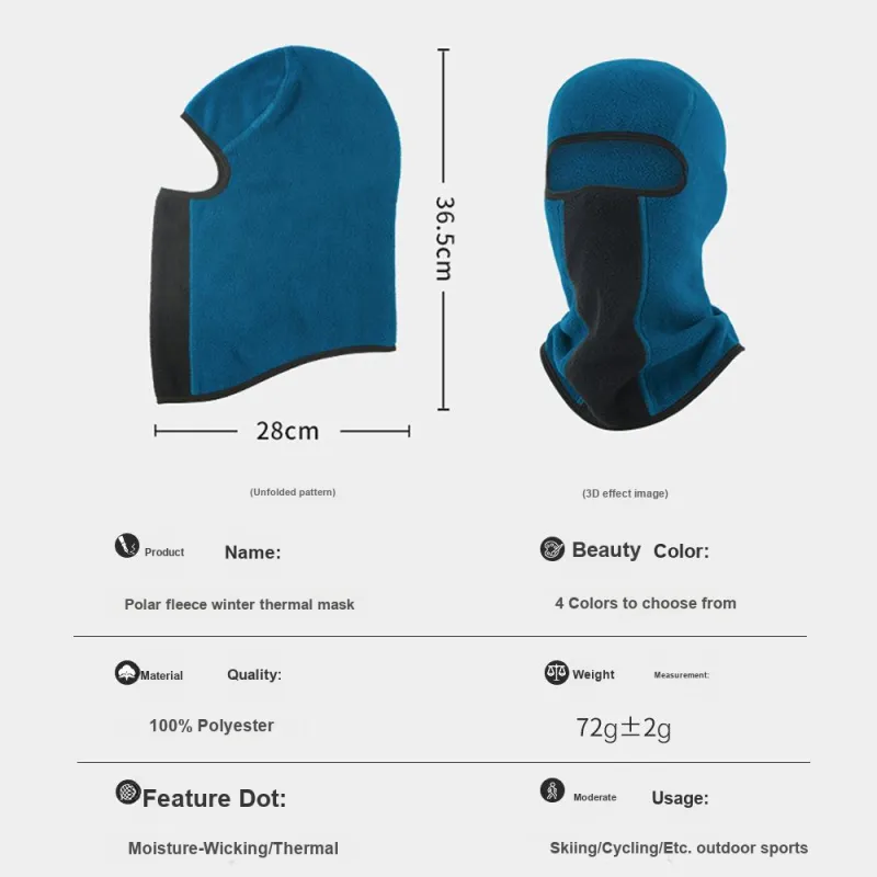 TANLU Riding Equipment Pullover Face Masks Unisex Polyester 36.5*25CM Multiple Colors-3
