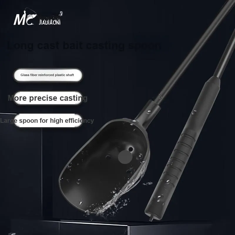 Jiadiaoni Black Nest Spoon Fishing Glass Fiber Reinforced Plastic, Rubber-1