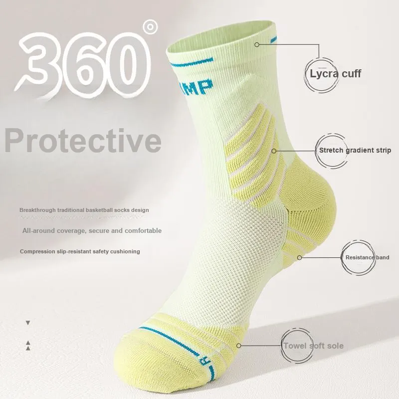 B&C.Room Basketball Socks Men's 2 Pack-5