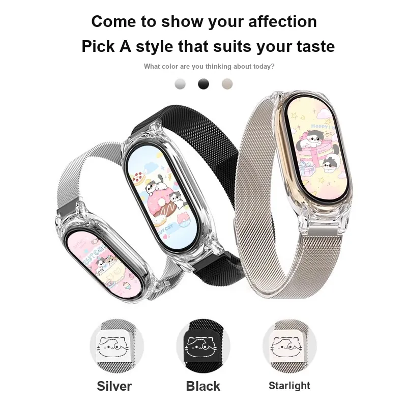 Miss Wrist Watch Bands Laser Print Niche Individual Creative Unisex-3