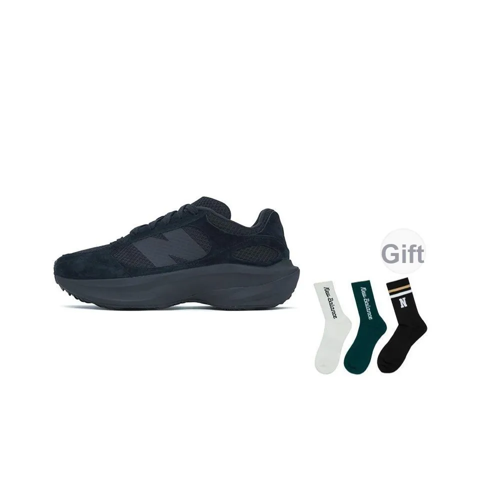 New Balance Wrpd Runner Амортизация Устойчивость к истиранию Легкий Низкий Топ Беговые кроссовки Унисекс Черный