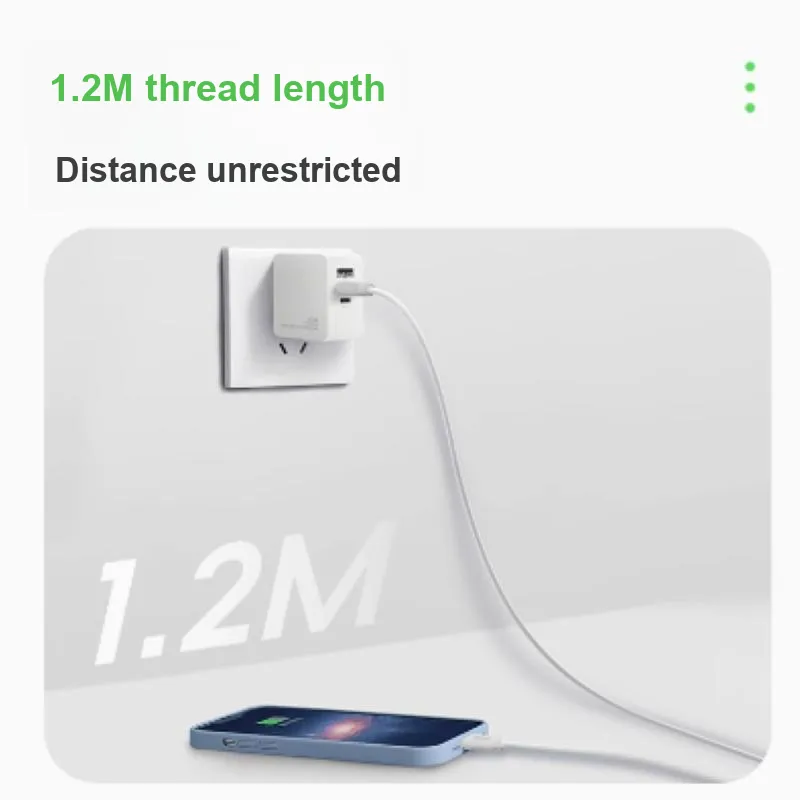 MEIZU Lifeme 5A Dual USB C Woven Fast Charging Cable Type C To Type C Flexible, Durable Wire With E Marker Chip Cables-1
