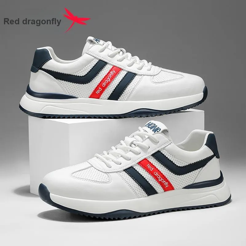RED DRAGONFLY Men's Casual Shoes Men's Comfortable Low Top Round Tip-11