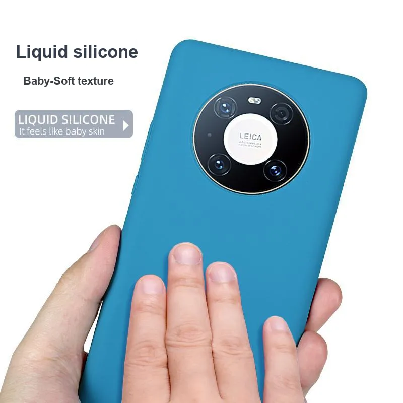 Record Star Silicone Material Fully Enclosed, Extra Thin Phone Cases Compatibility Huawei Mate 40 Pro Girlish-2