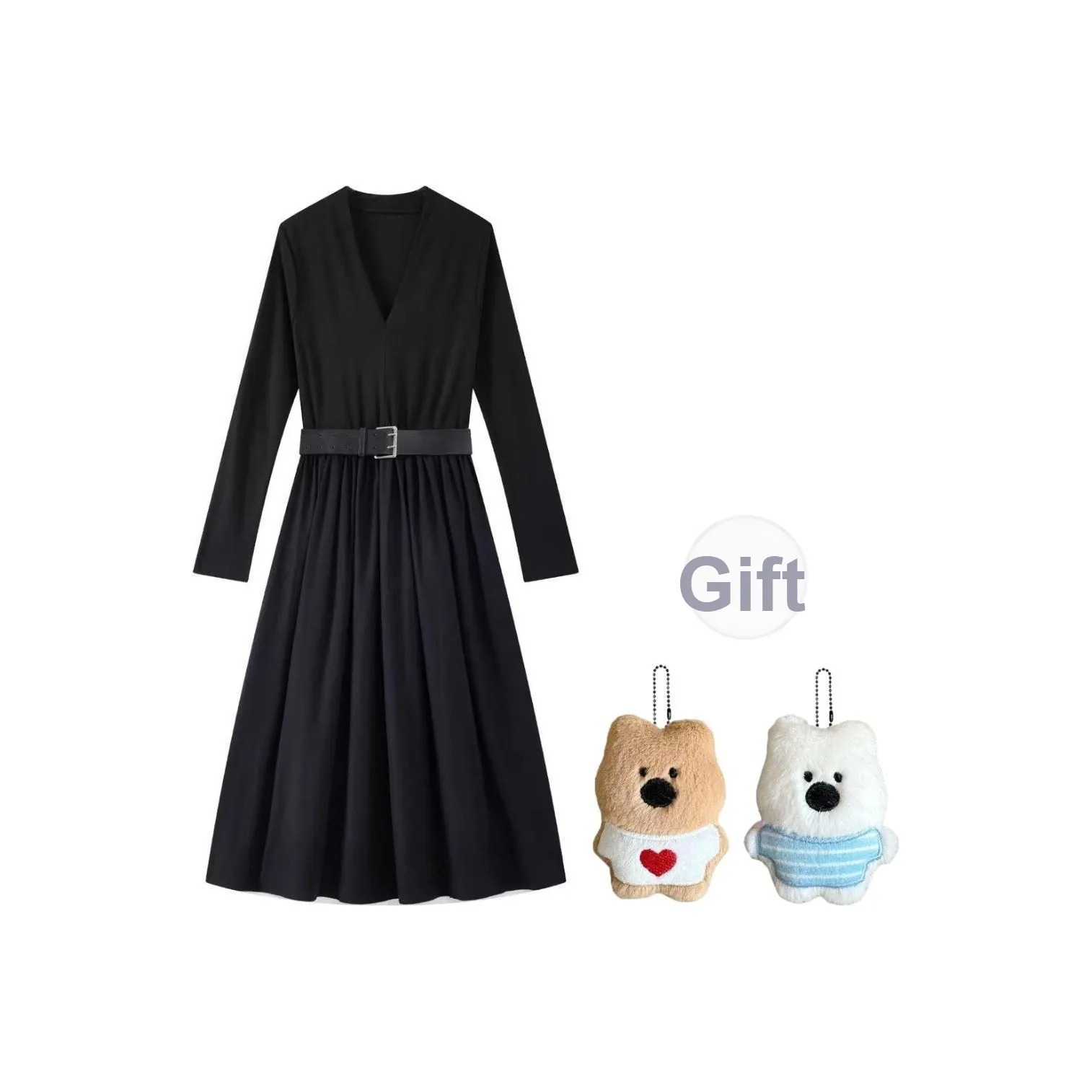 GHPC Длинное платье с длинными рукавами женское