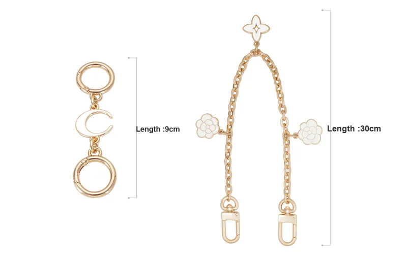 GUYI Metal Bag Accessory Women's Gold-31