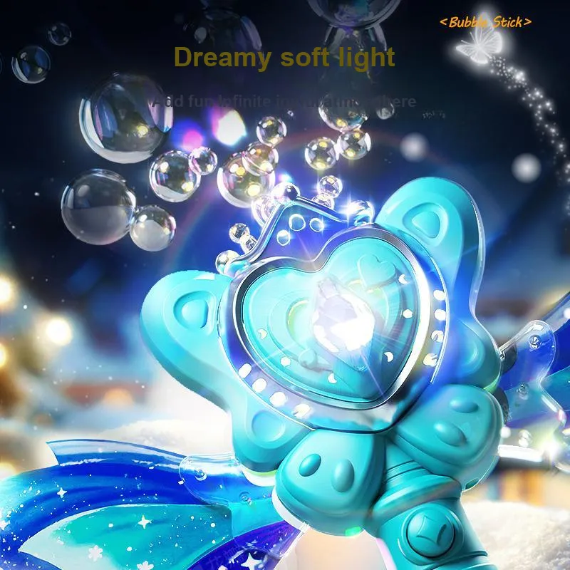 Bergers Fully Automatic Magic Wand, Princess Pink Fairy Wand Bubble Machines-5
