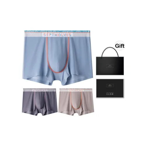 SEPTWOLVES Мужское нижнее белье 3 штуки набор в подарочной коробке