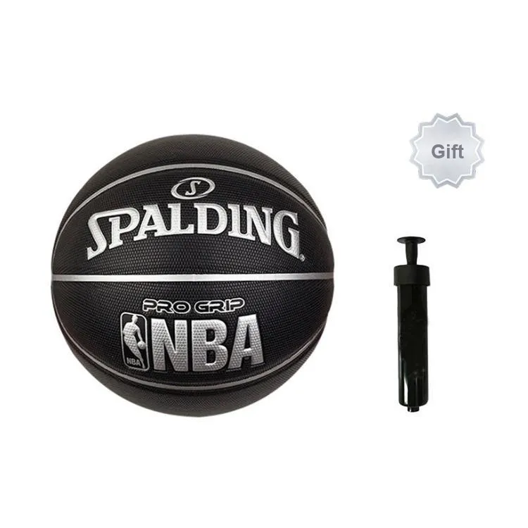SPALDING x NBA PRO GRIP Series PU Basketball Black Size 7 Training Unisex-11