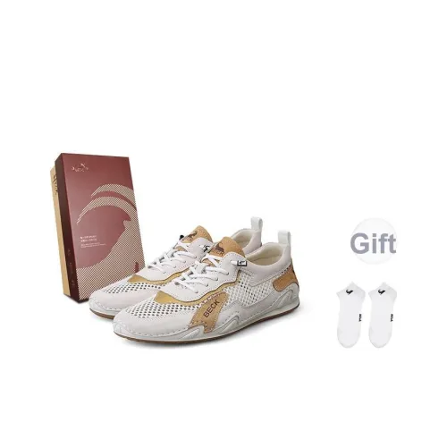 BECK Slip-resistant Abrasion-resistant Breathable Coating Low-Top Casual Unisex BECK Противоскользящий Устойчивый к истиранию Дышащий Покрытие Низкий Верх Повседневный Унисекс