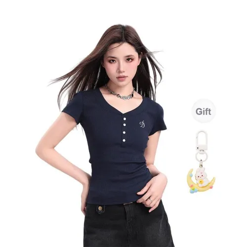 Princess Berdele T Shirt Women's Navy Blue