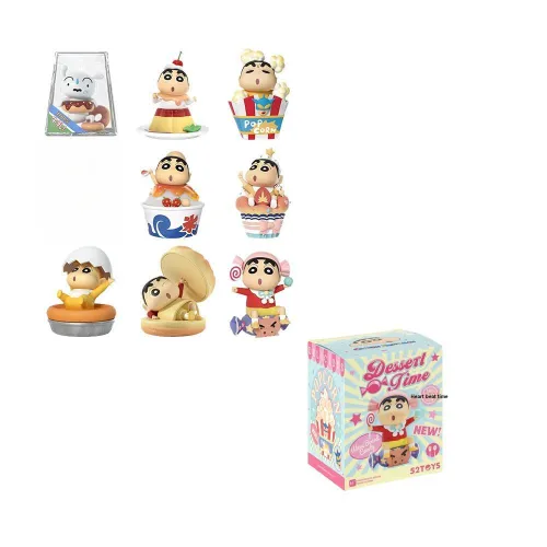 52TOYS Карандаш SHIN Chan Heartbeat Moments Collection Слепые коробки Single Mystery Box Целая коробка 8 шт