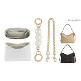 White DuPont Paper+Pearl Extender Chain+Decorative Chain 45cm
