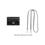 Silver Copper Chain[Caviar Cow Leather]