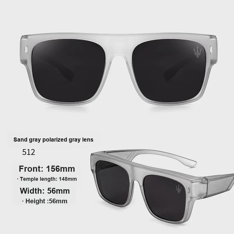 Maserati TR90 Square Sunglasses Unisex-2