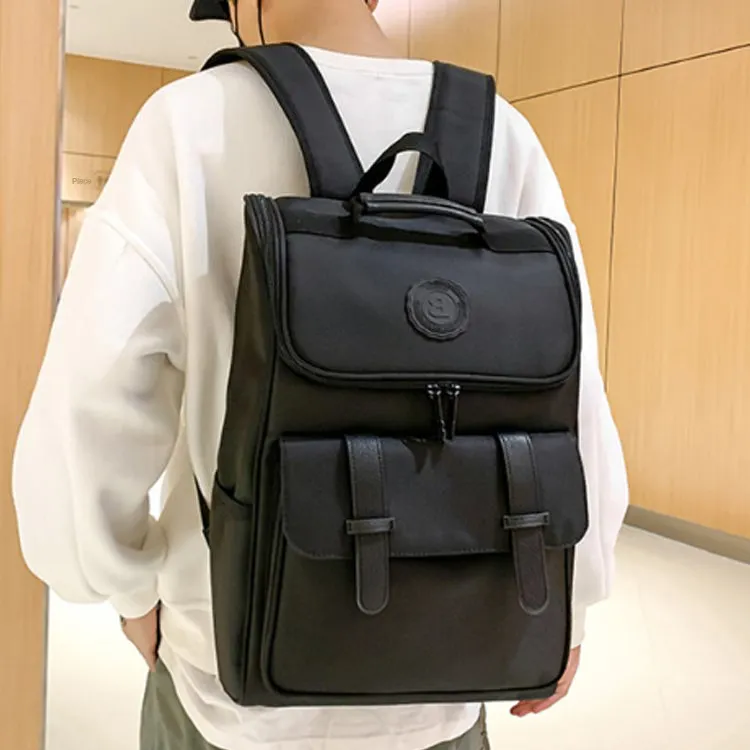 GEERDUN Oxford Backpack Unisex Black-4