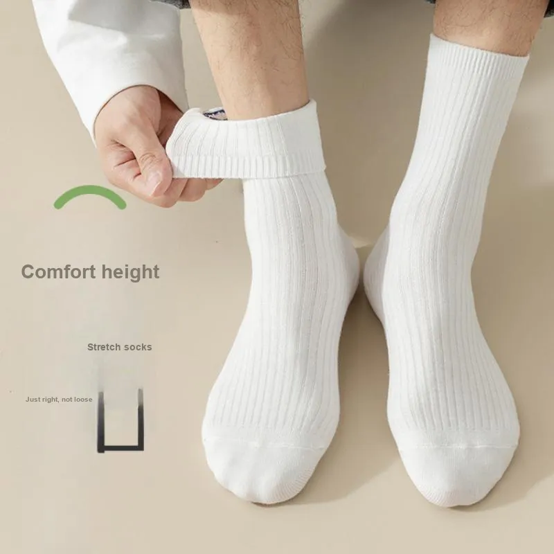 MIIOW Mid Calf Socks Unisex 5 Pack-4