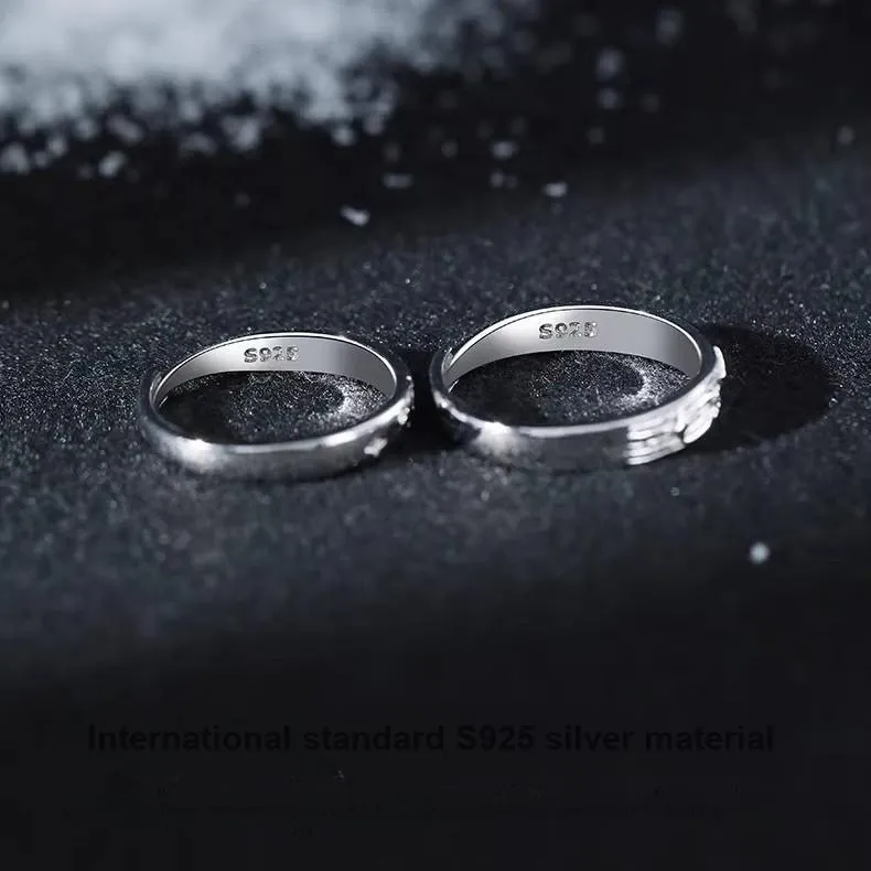 FOREVER MELODY 925 Sterling Silver Rings Unisex-3