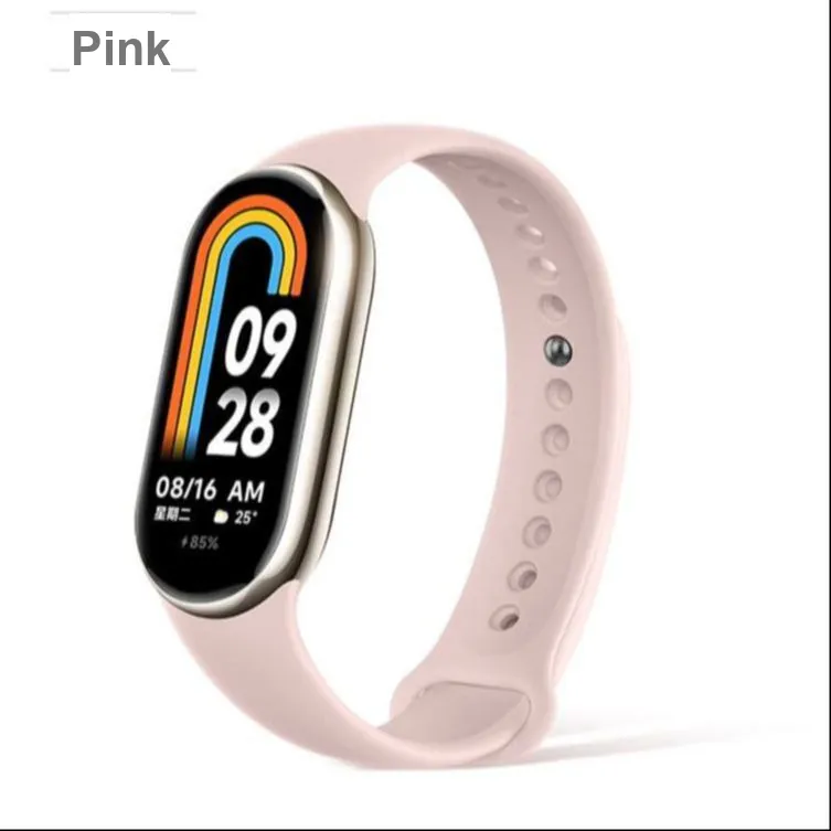 Watchbond Compatible With Xiaomi Smart Band 9 Xiaomi Compatibility Watch Band Dedicated Interfaces Silicone Material-5