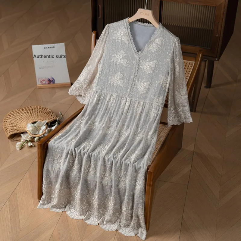 To The West Short Sleeved Dress Women's-8